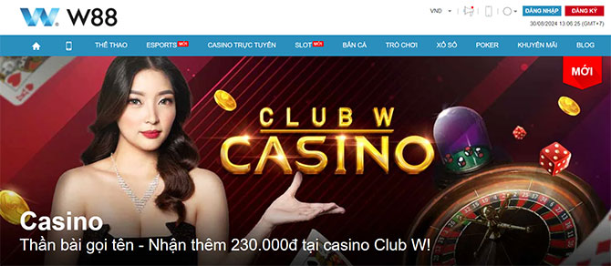 Casino trực tuyến W88