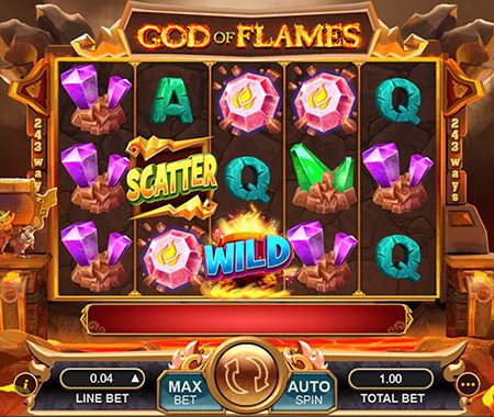 Hướng dẫn cách chơi slot God of Flames tại nhà cái W88